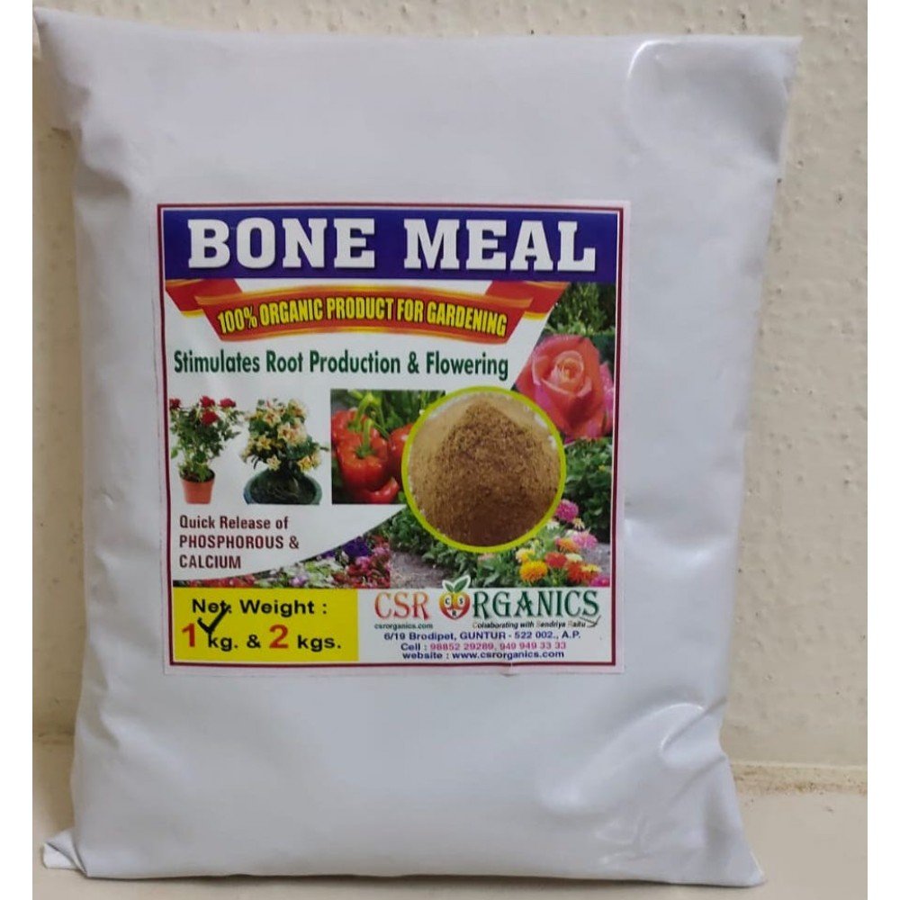 Steamed Bonemeal Powder (1KG) Organic Manure By CSR ORGANICS