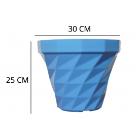 Blue Designer Planter / Flower Pot