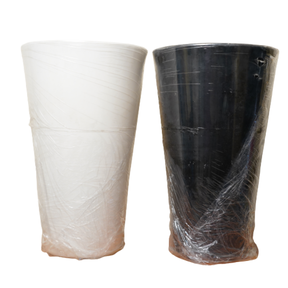 Alpine High Quality Pots Black / White