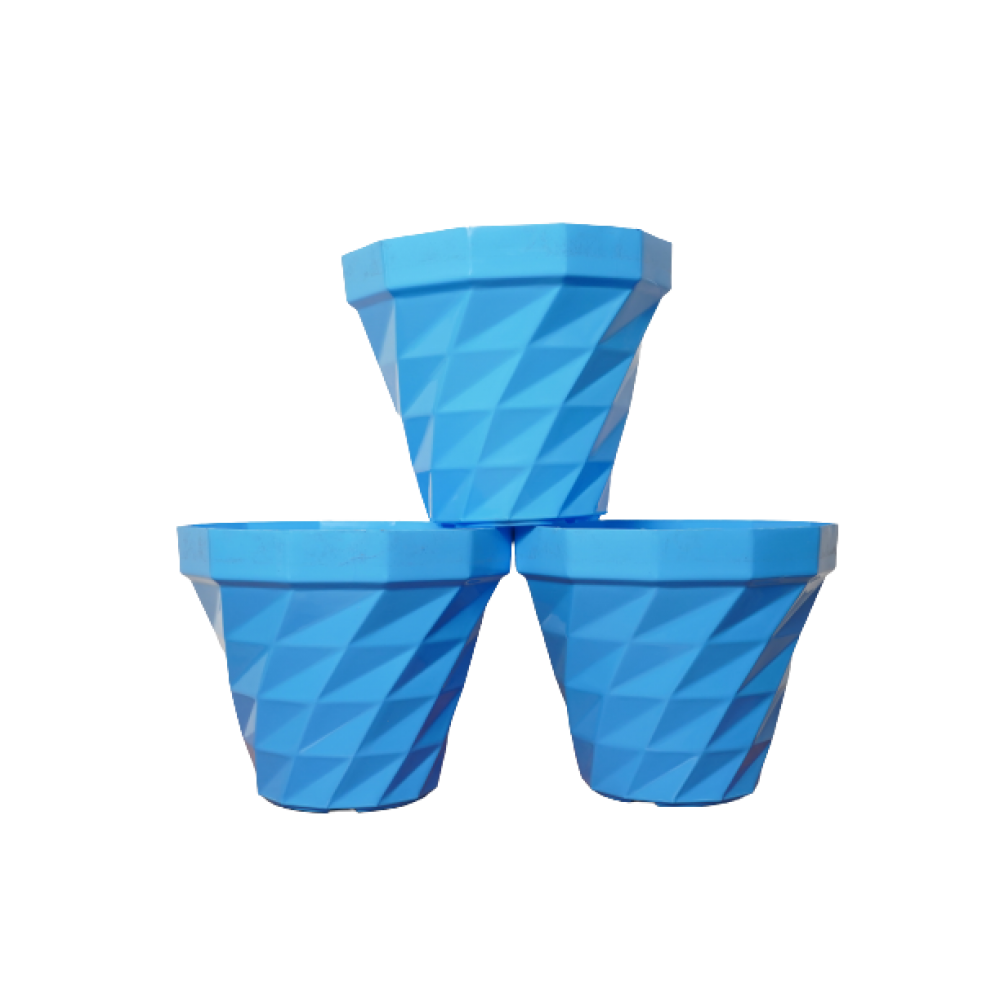 Blue Designer Planter / Flower Pot