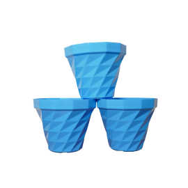 Blue Designer Planter / Flower Pot