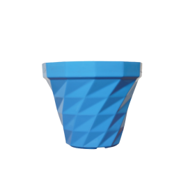 Blue Designer Planter / Flower Pot