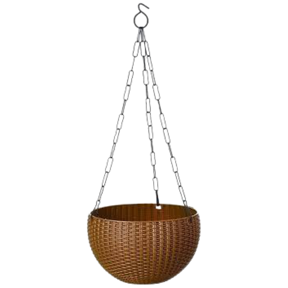 hanging pots and planter