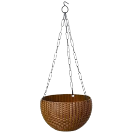 Round Home Garden Hanging Basket Planter For Indoor Outdoor Round Home Garden Hanging Basket Planter For Indoor Outdoor