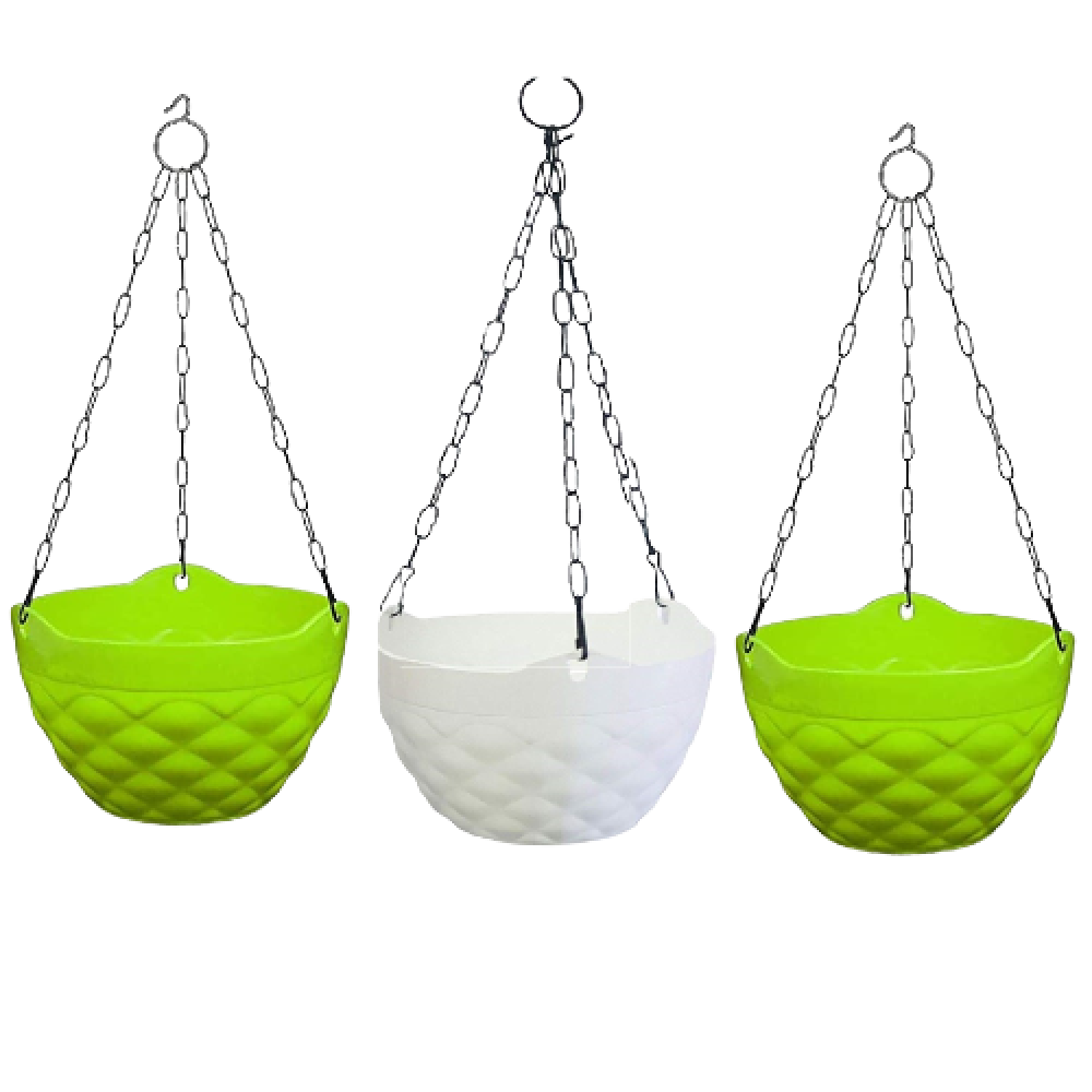 hanging pots and planter