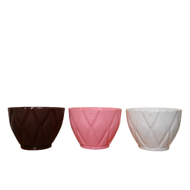 Designer Hanging Pots With Chains For Home / Terrace Gardens