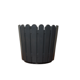 Colourful Fence Plastic Planter/Flower Pot