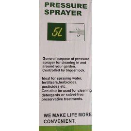 Portable Manual Pressure Sprayer Disinfectant Sprayer 5L / 8L For Home Garden 