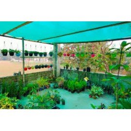 Green Eco Friendly Shade Net 75% For Terrace / Home Garden 